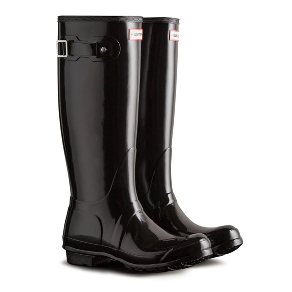 Hunter Shoes - Hunter Glossy Black Rain Boots